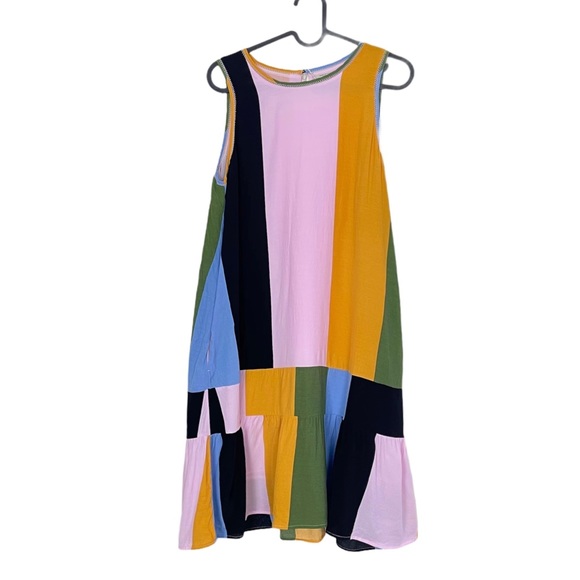 Dolan Audra Colorblock Crepe Mini Dress - Picture 6 of 13